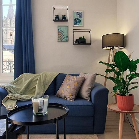 Charming Studio With View Of The Abbaye-Aux-Hommes Кан Стая снимка